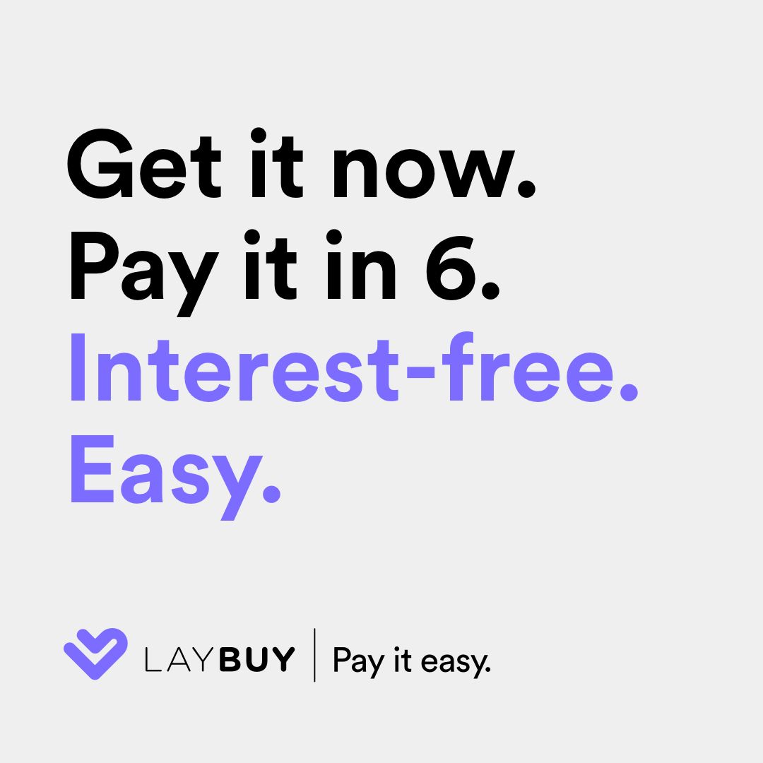 Get it now. Pay in 6. Interest-free. Easy. LAYBUY